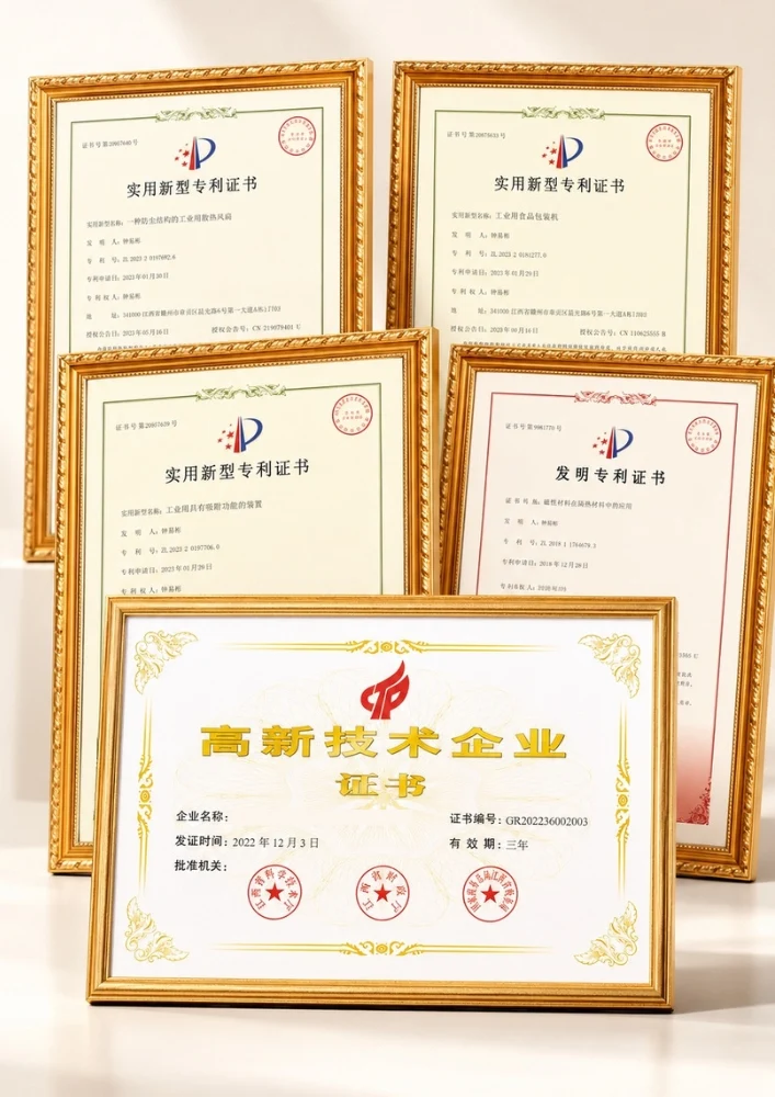 Selected Sinoalta patent certificates