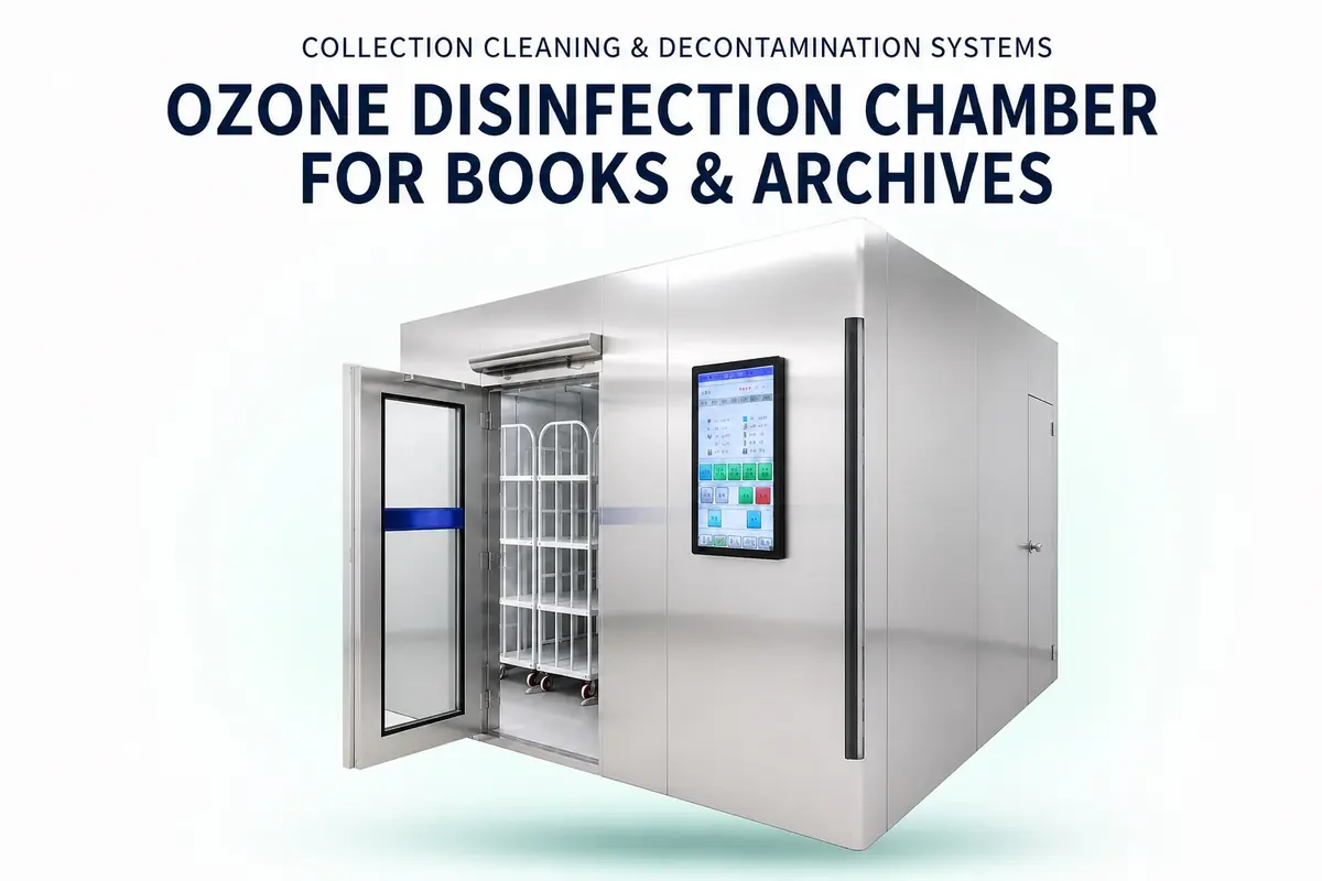 Trattamento d'archivio con ozono: sicurezza del personale e condizioni del sito