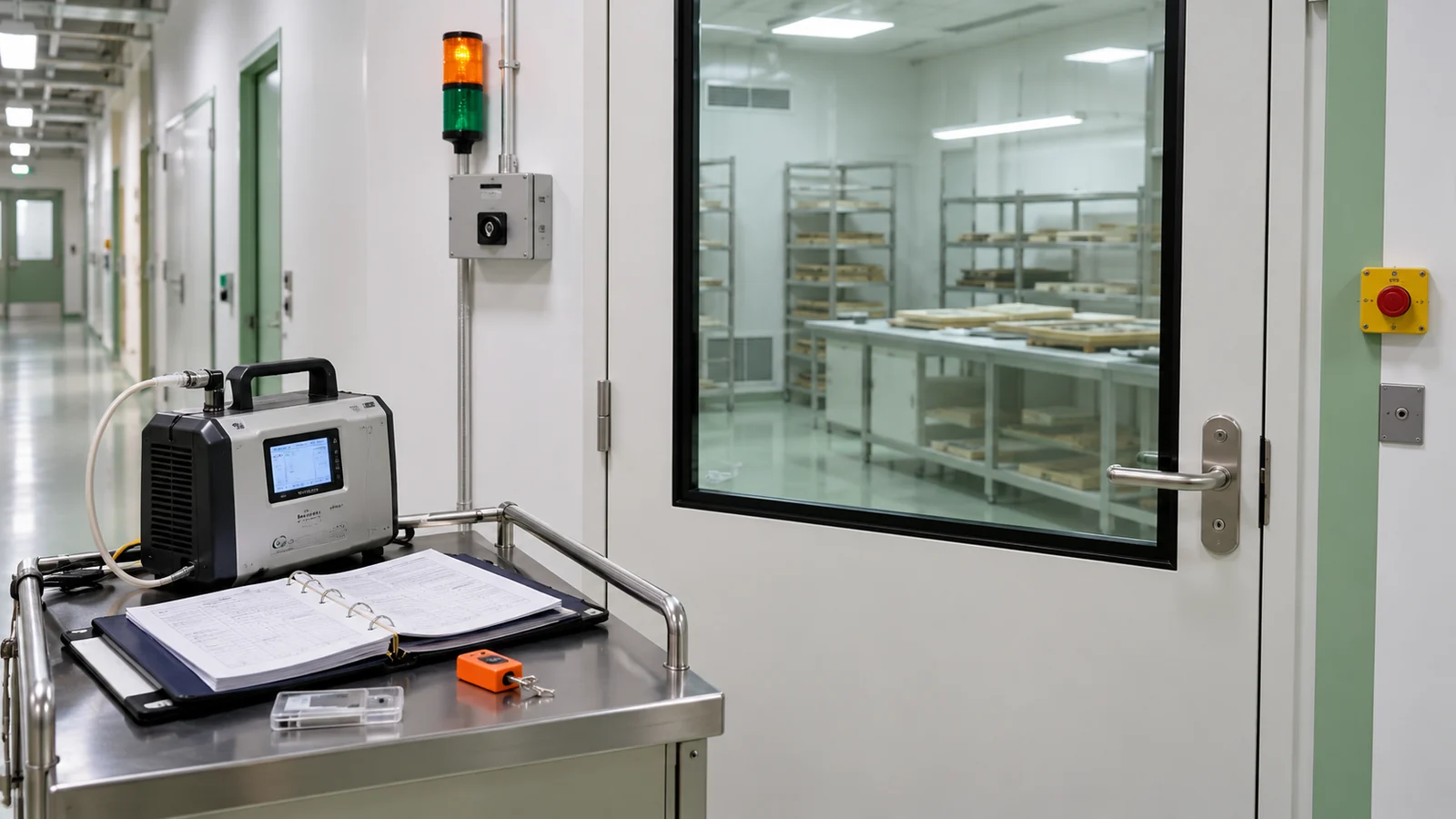 Documentazione per apparecchiature di disinfezione dell'archivio con ozono