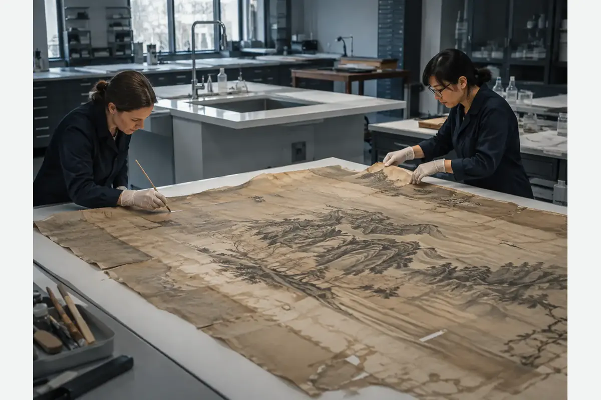 Conservation suction table: site and operating details