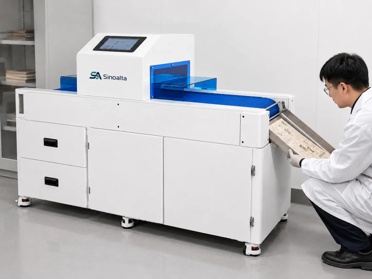 Mass spray and immersion deacidification processes for paper collections
