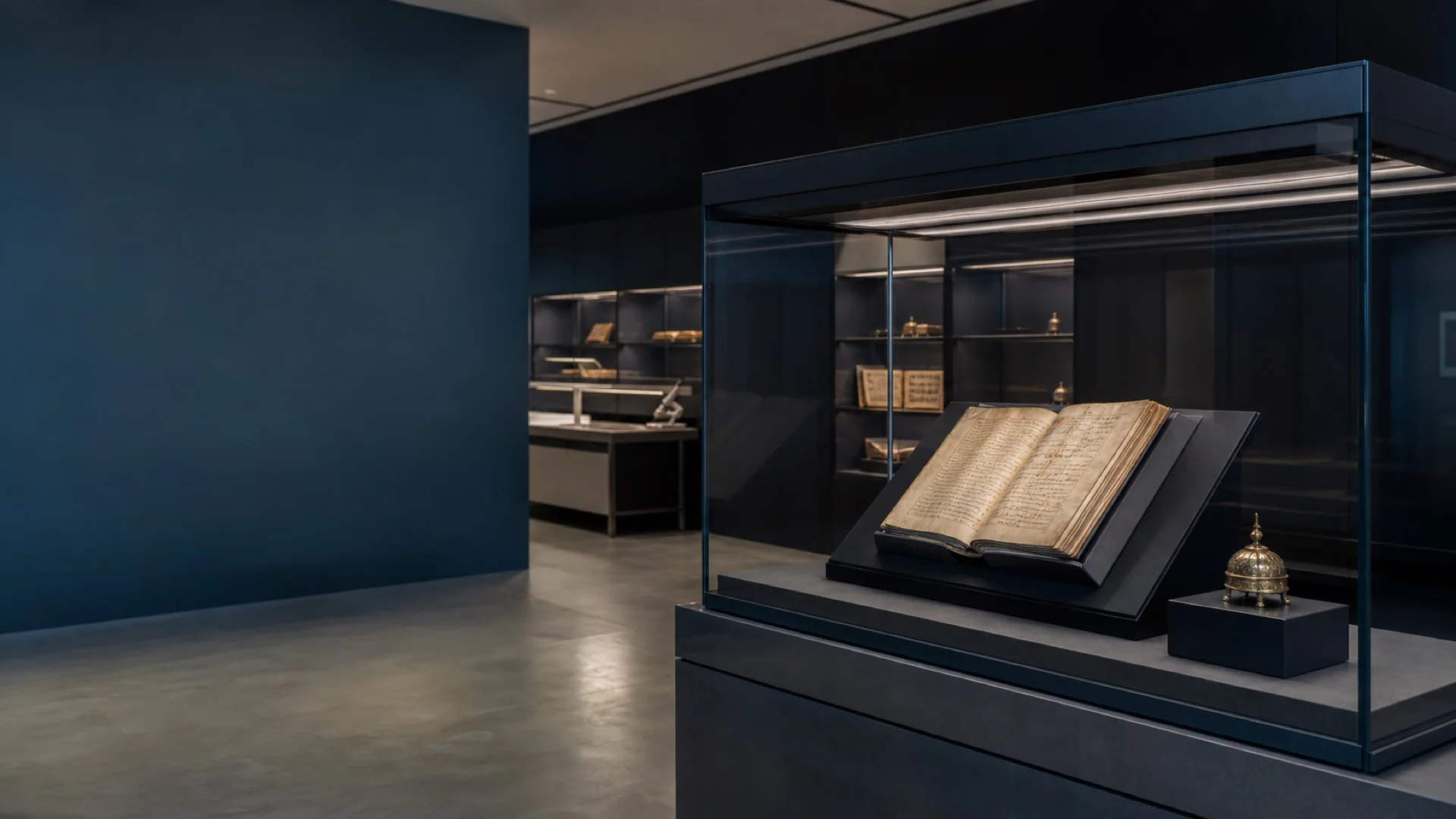 Controlled preservation environment protecting sensitive collections