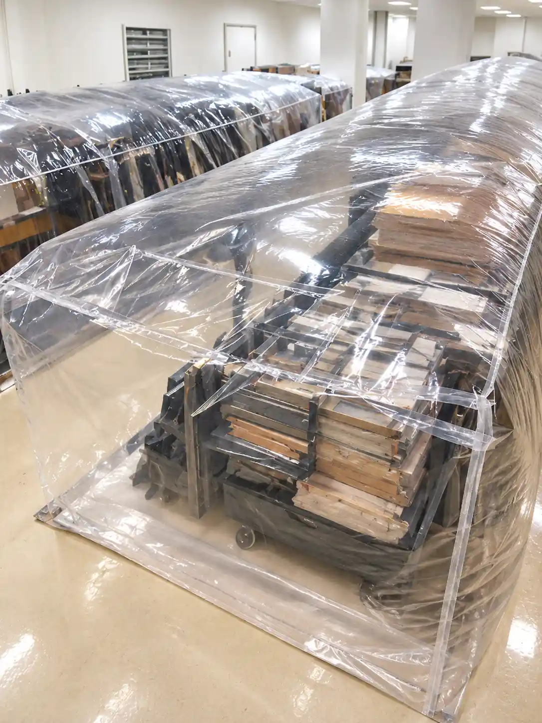 Involucro flessibile per il trattamento anossico di collezioni museali — vista 3