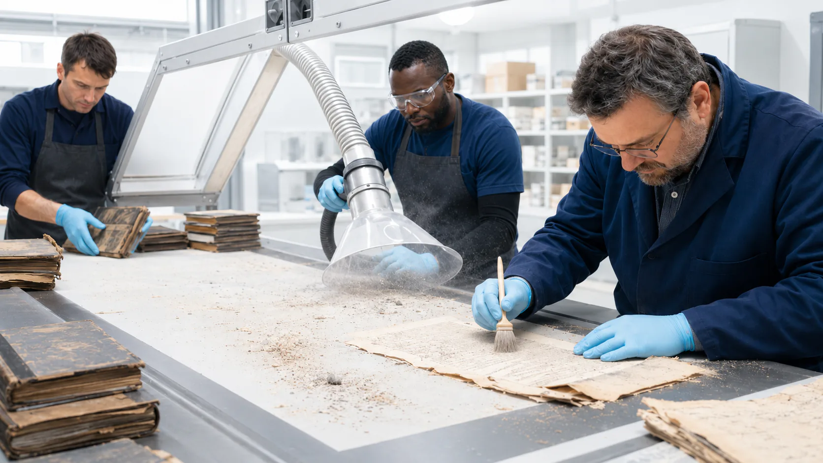 Archive Cleaning & Dust Extraction