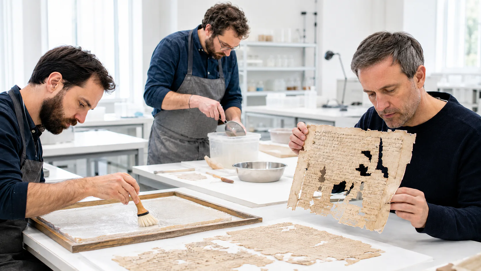 Leafcasting for Paper Conservation