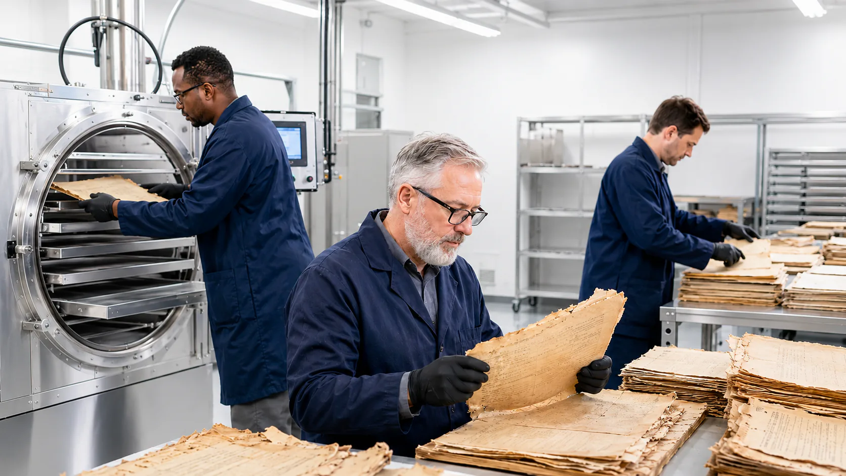 Mass Deacidification for Paper Collections