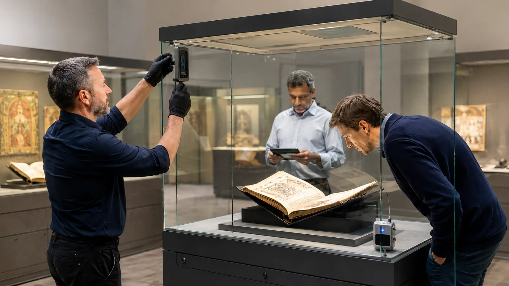 Museum Display Case Microclimate Control