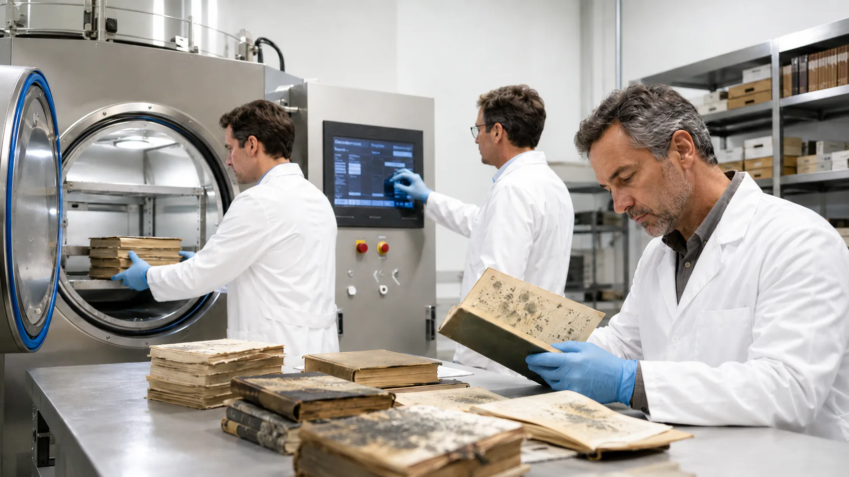 Plasma-Ozone Treatment for Books & Archives
